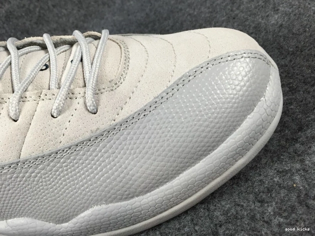Cheap Low Jordan Grey Suede 12 308317-002 Air 0810